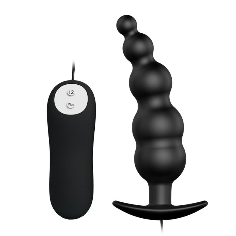 Анальна пробка - Pretty Love Special Anal Stimulation Vibrating Butt Plug Black