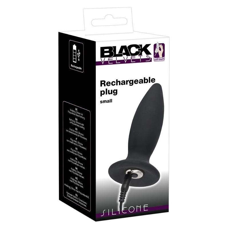 Анальна пробка - Black Velvets Rechargeable Plug Small