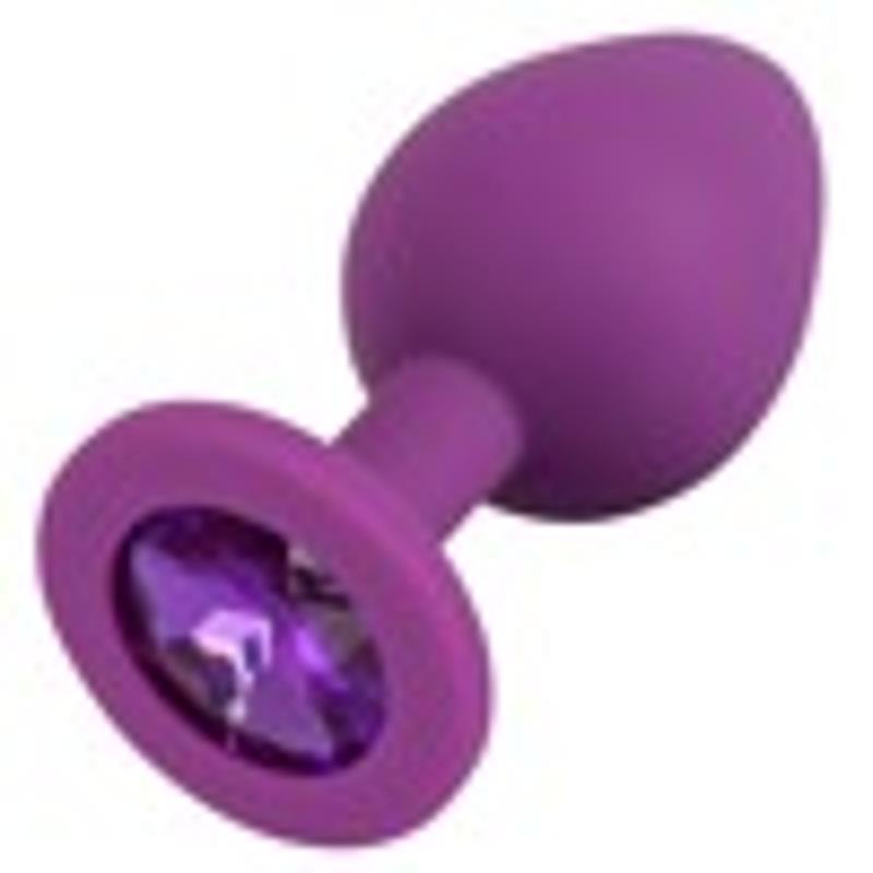 Анальна пробка - Colorful Joy Jewel Purple Plug Medium