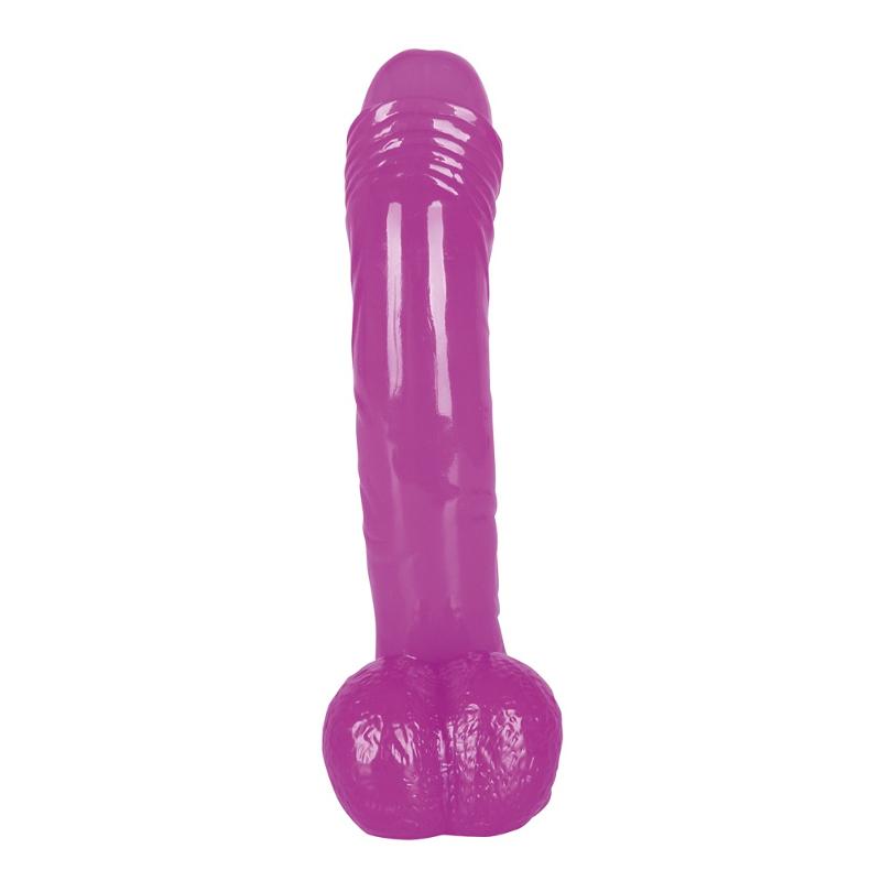 Фалоімітатор з мошонкою - Ready Mate Softdildo Lila