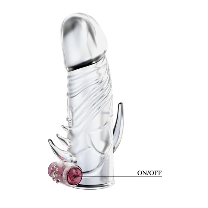 Насадка на член - Penis Sleeve With Vibration, 13 см