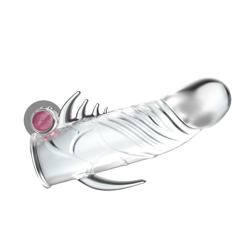 Насадка на член - Penis Sleeve With Vibration, 13 см