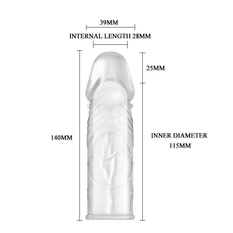 Насадка на член - Penis Sleeve, 14 см