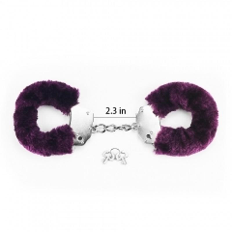 Наручники - Fetish Pleasure Fluffy Hand Cuffs Purple