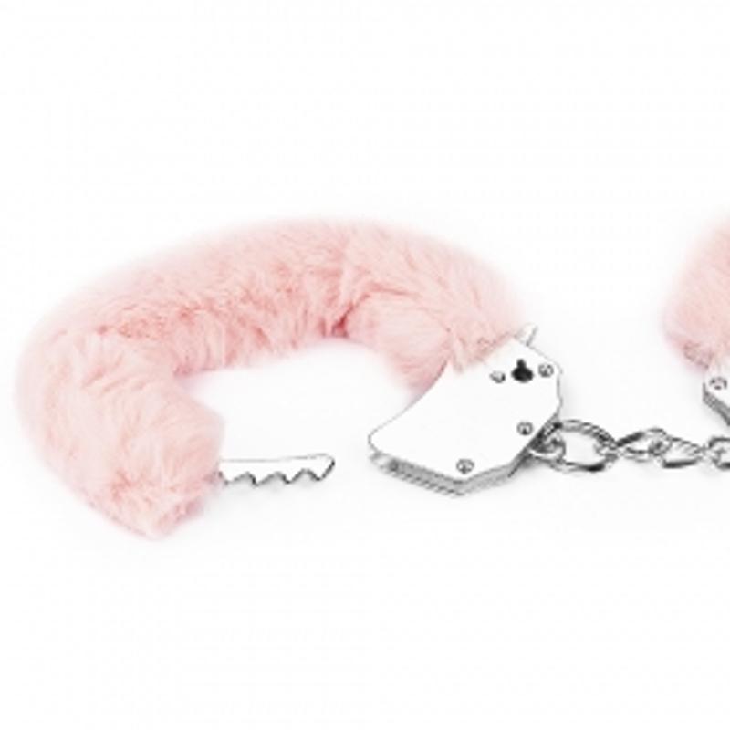 Наручники - Fetish Pleasure Fluffy Hand Cuffs Pink