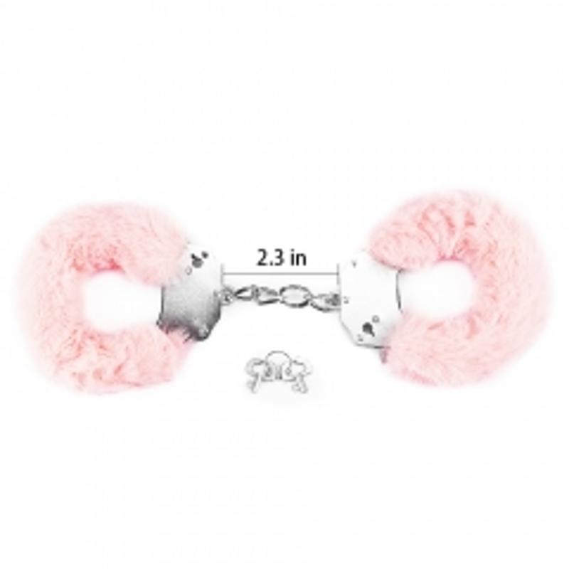 Наручники - Fetish Pleasure Fluffy Hand Cuffs Pink