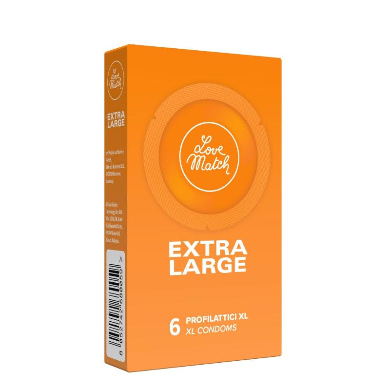 Презервативи - Extra Large, 6 шт.