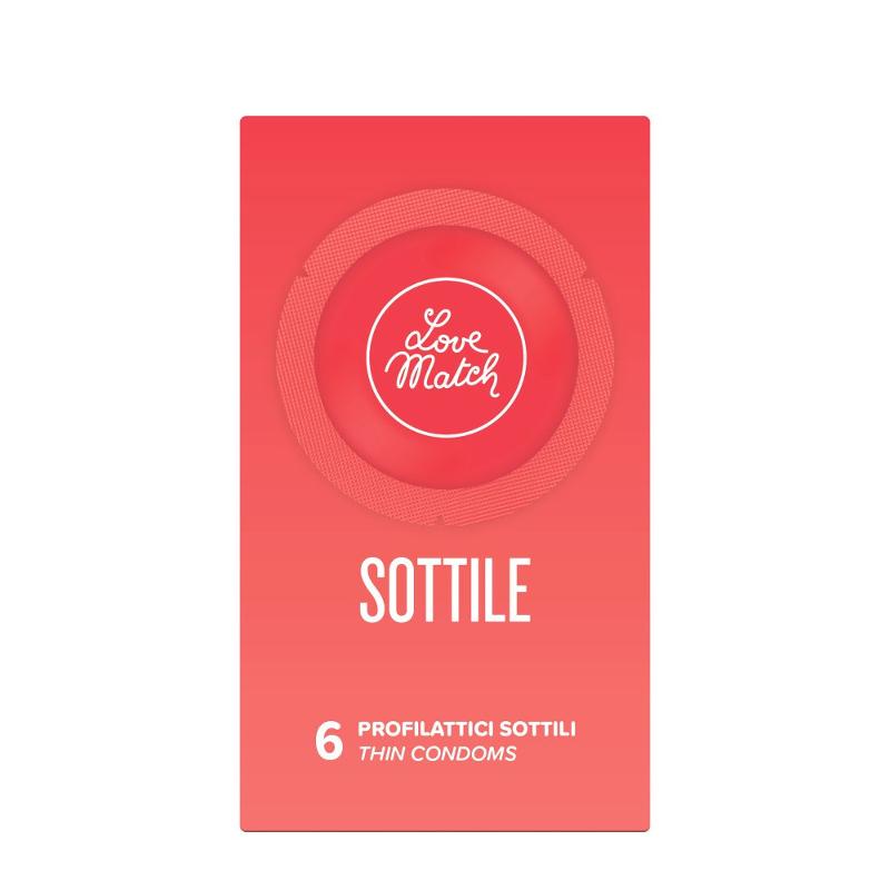 Презервативи - Sottile (Thin), 6 шт.