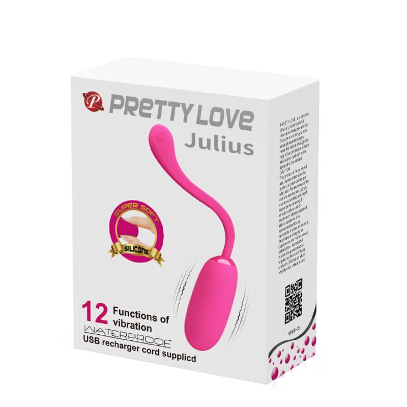 Віброяйце - Pretty Love Julius Vibrating Egg Pink