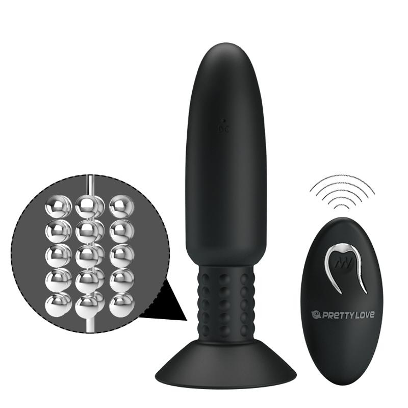 Анальна пробка - Pretty Love Beaded For Extra Pleasure Black