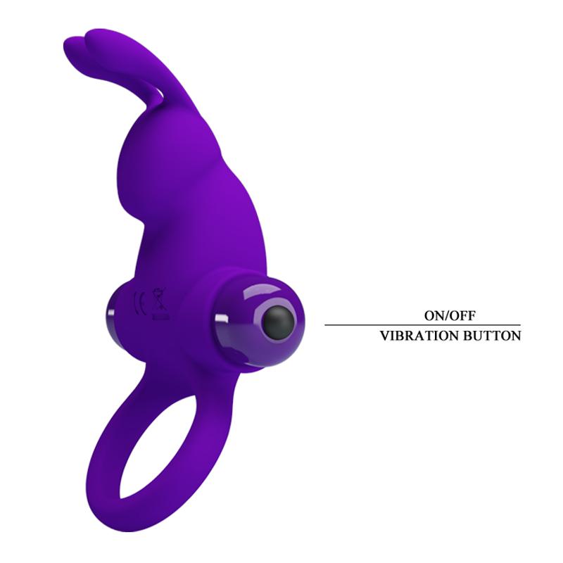 Ерекційне кільце - Pretty Love Vibrant Penis Ring I Purple