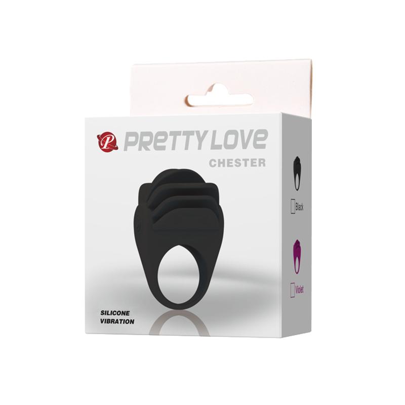 Ерекційне кільце - Pretty Love Chester Penis Ring Black