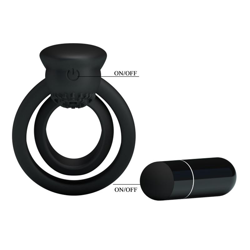 Ерекційне кільце - Pretty Love Esther Penis Ring Black