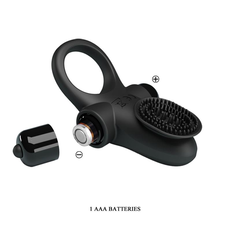 Ерекційне кільце - Pretty Love Vibrant Penis Ring II Black