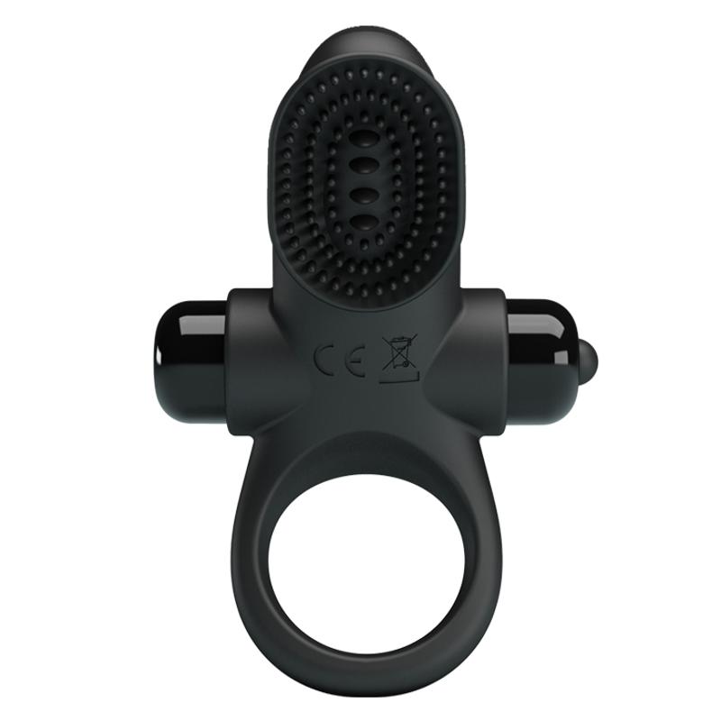 Ерекційне кільце - Pretty Love Vibrant Penis Ring II Black
