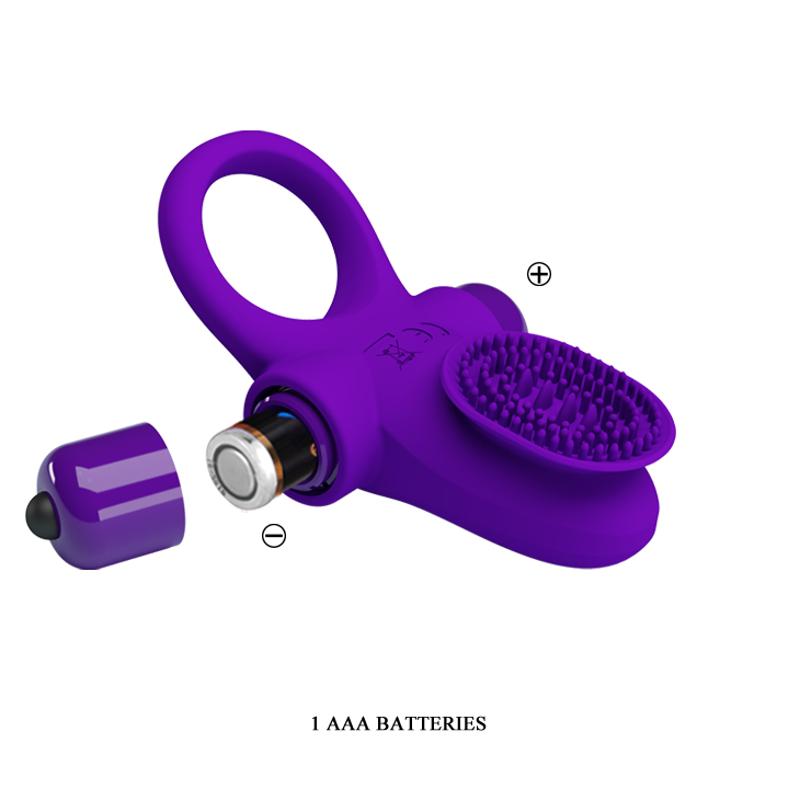 Ерекційне кільце - Pretty Love Vibrant Penis Ring II Purple