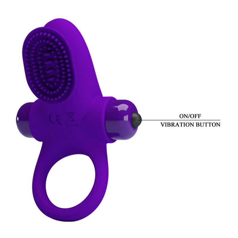 Ерекційне кільце - Pretty Love Vibrant Penis Ring II Purple