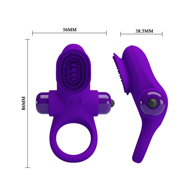 Ерекційне кільце - Pretty Love Vibrant Penis Ring II Purple