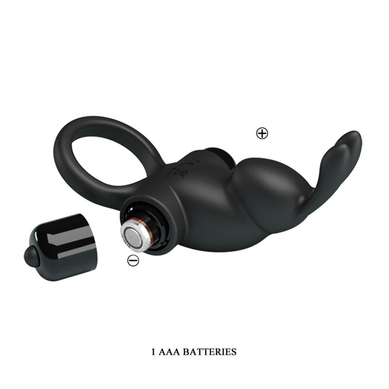 Ерекційне кільце - Pretty Love Vibrant Penis Ring I Black