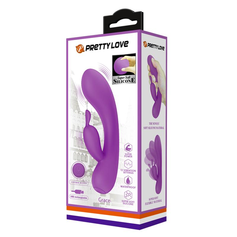 Вібратор - Pretty Love Grace Vibrator Purple