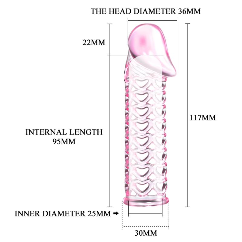 Насадка на член - Male-Wear Net Sleeve Pink