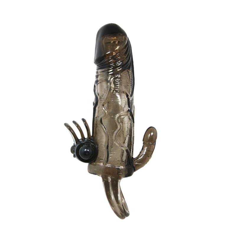 Насадка на член - Brave Man Vibrating Penis Sleeve Black