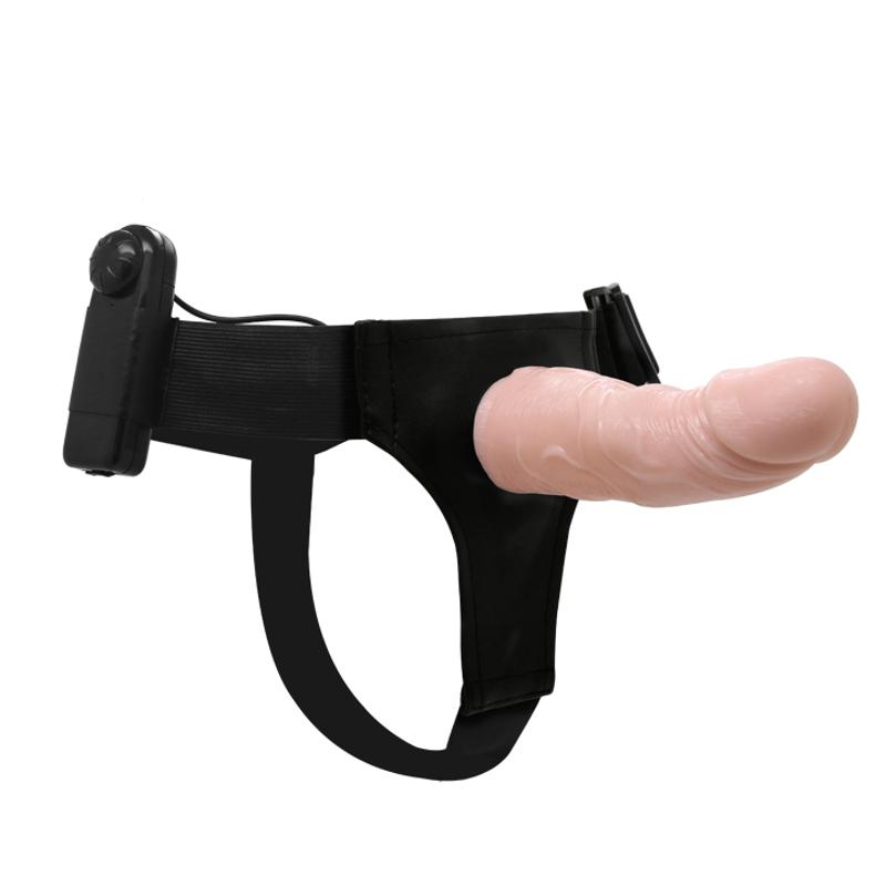 Страпон - Ultra Passionate Harness Vibrating, 15 см