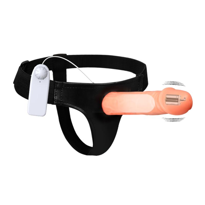 Страпон - Baile Jessica Strap On Vibrating, 17 см