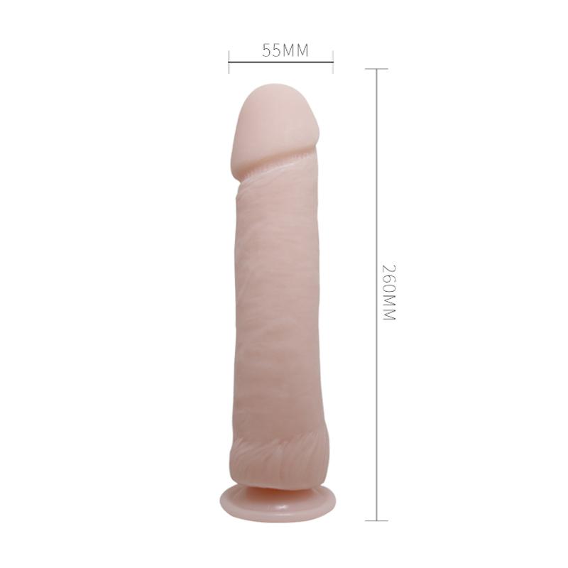 Фалоімітатор без мошонки - The Big Penis String Stimulation, 26 см