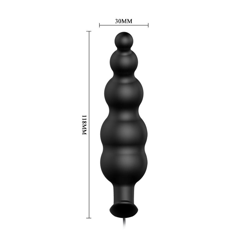 Анальна пробка - Pretty Love Special Anal Stimulation Butt Plug Black
