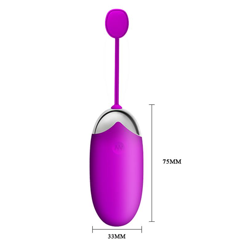 Віброяйце - Pretty Love Abner Vibrating Egg Purple (App)