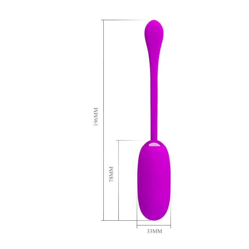Віброяйце - Pretty Love Julius Vibrating Egg Purple