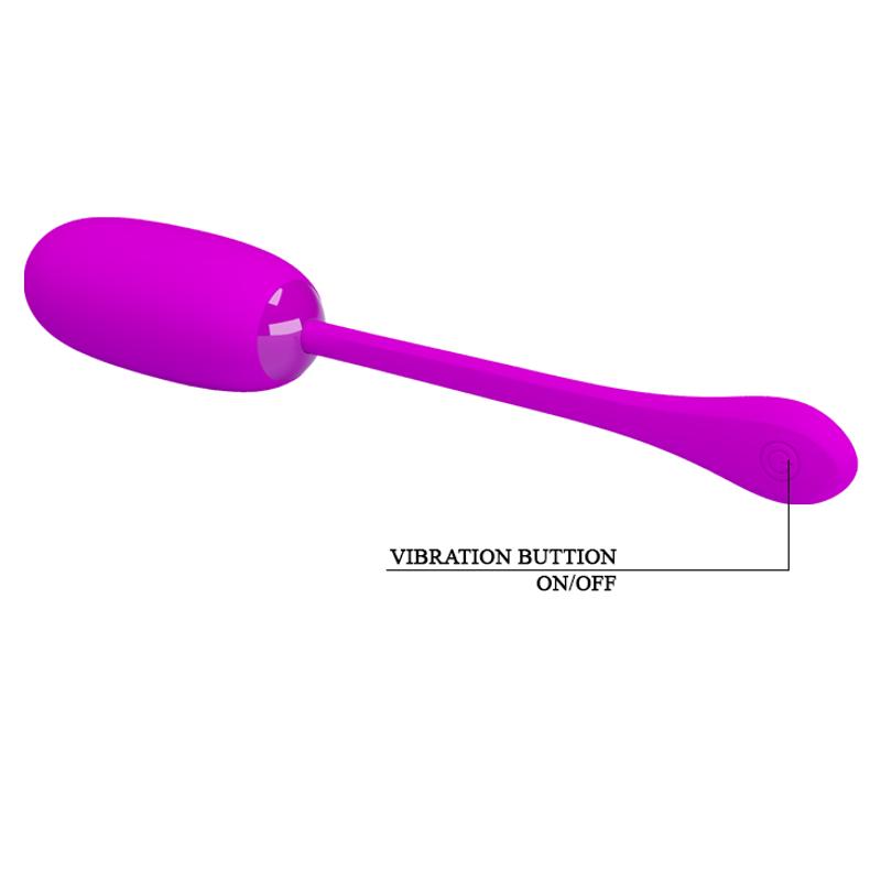 Віброяйце - Pretty Love Julius Vibrating Egg Purple