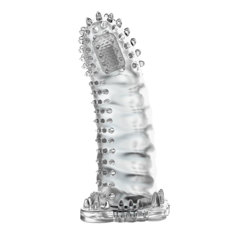Насадка на член - Brave Man Vibrating Penis Sleeve Clear