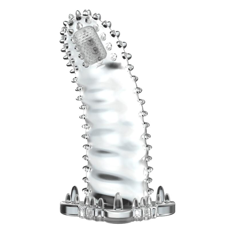 Насадка на член - Brave Man Vibrating Penis Sleeve Clear