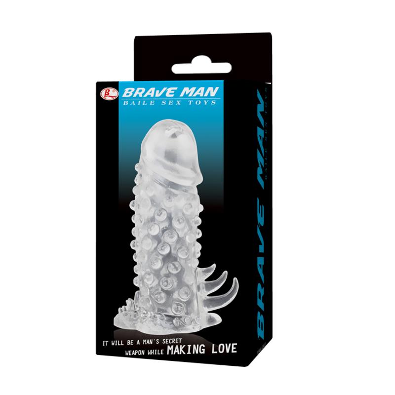 Насадка на член - Brave Man Penis Sleeve Clear