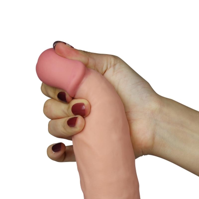 Реалістичний вібратор - The Ultra Soft Dude Vibrating 8.5"