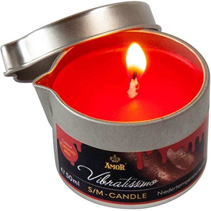 Масажна свічка - Vibratissimo Burning Red, 50 мл