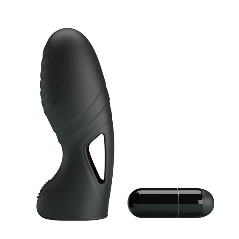 Насадка на палець - Pretty Love Alan Finger Vibrator Black