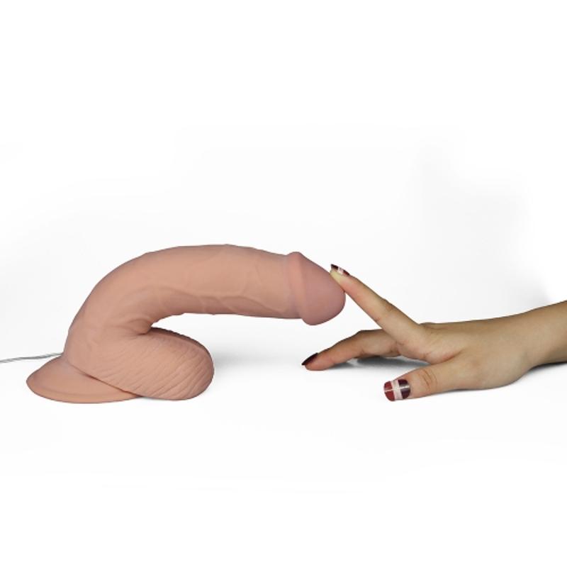 Реалістичний вібратор - The Ultra Soft Dude Vibrating 8.8"