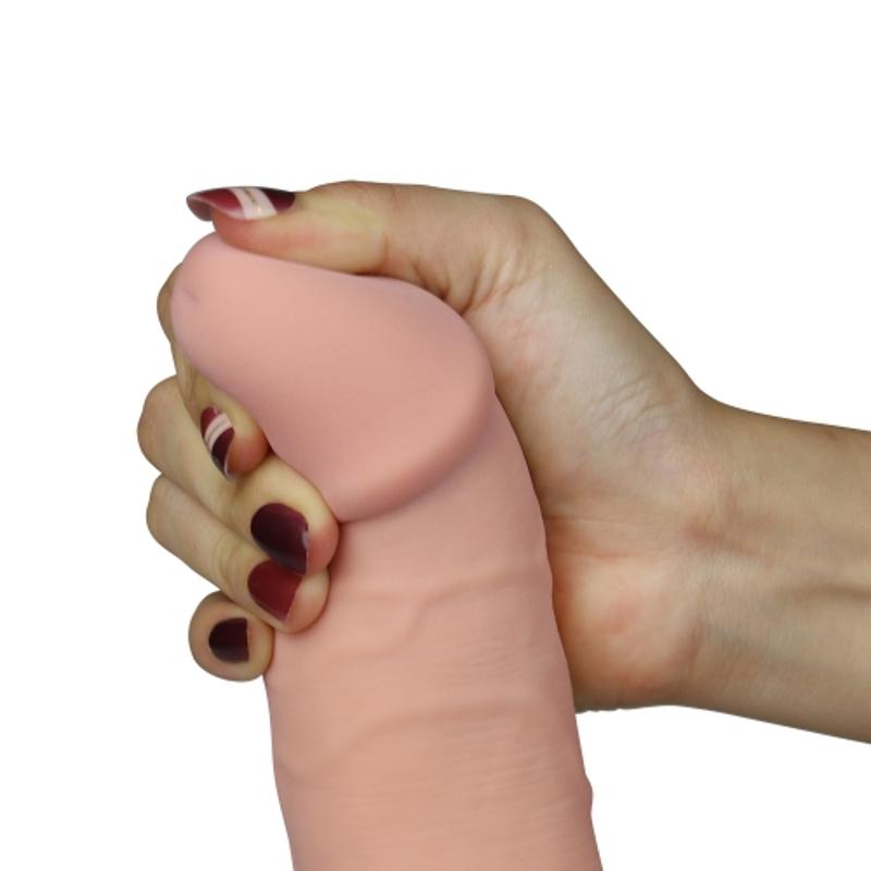 Реалістичний вібратор - The Ultra Soft Dude Vibrating 8.8"