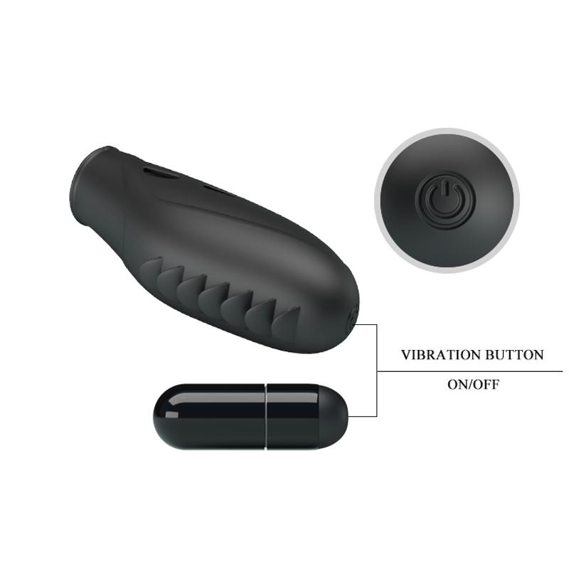 Насадка на палець - Pretty Love Gilo Finger Vibrator Black