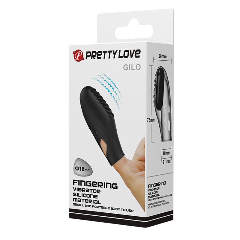 Насадка на палець - Pretty Love Gilo Finger Vibrator Black