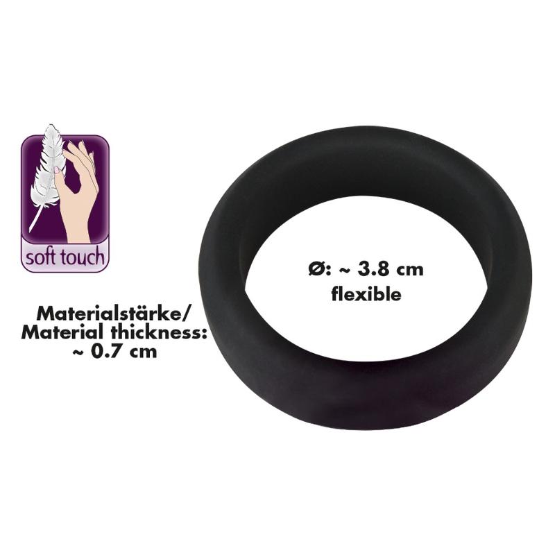 Ерекційне кільце - Black Velvets Cock Ring, 3.8 см