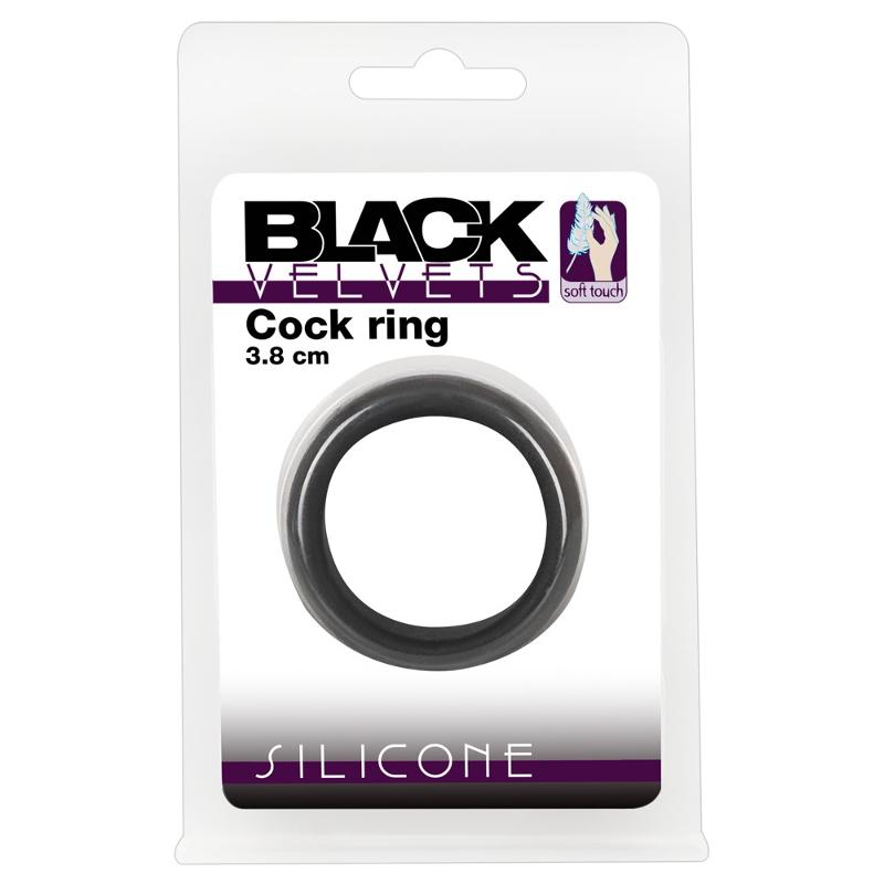 Ерекційне кільце - Black Velvets Cock Ring, 3.8 см