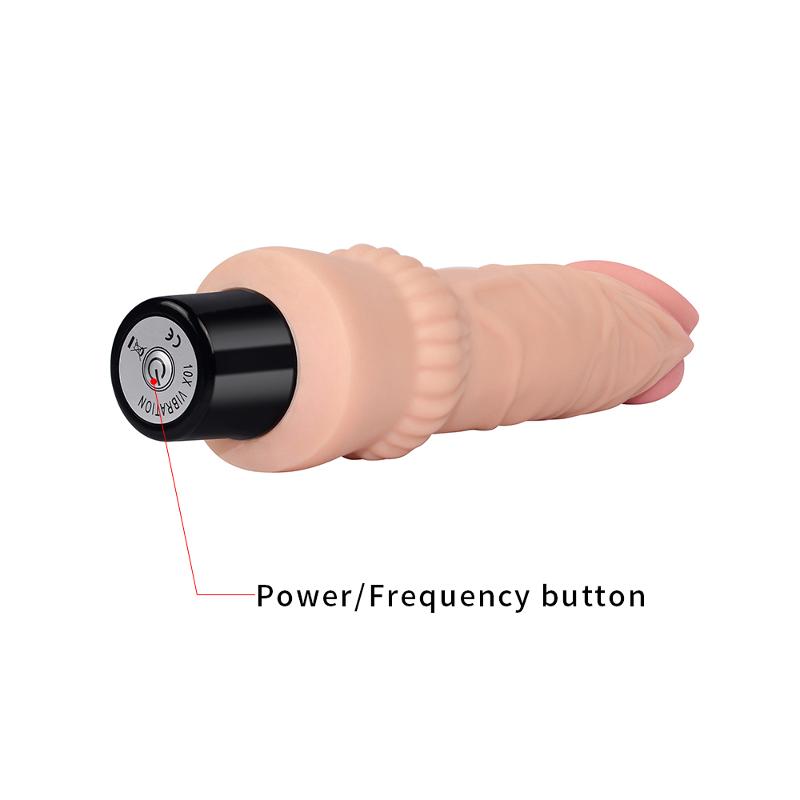 Реалістичний вібратор - Real Softee Vibrator 7,8"