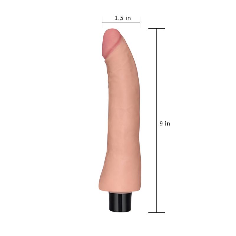 Реалістичний вібратор - Real Softee Vibrator 9"