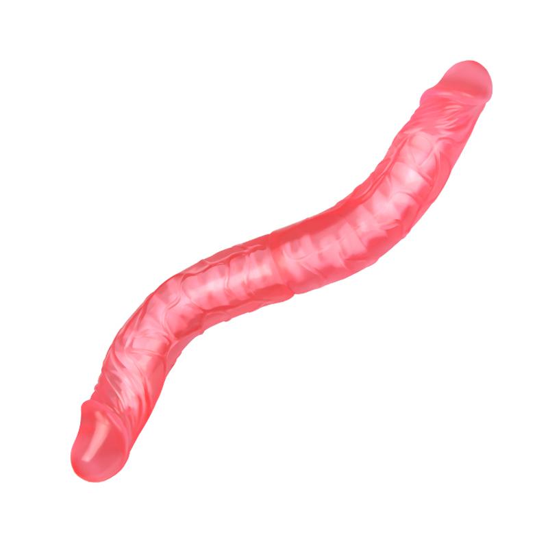 Двосторонній фалоімітатор - Double Dong Pink, 14"