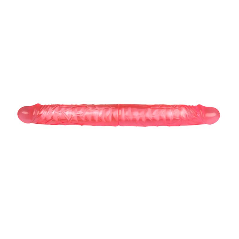 Двосторонній фалоімітатор - Double Dong Pink, 14"