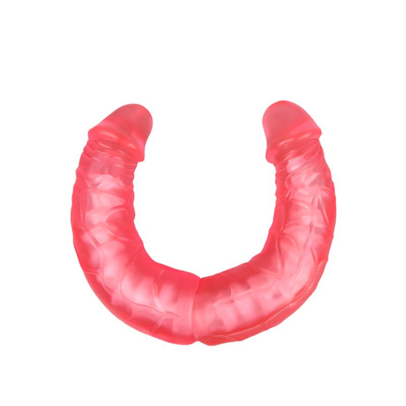 Двосторонній фалоімітатор - Double Dong Pink, 14"